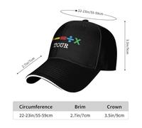 MXCBFIJG EDS Sheerans Gorra de béisbol The Mathematics Tour y2k Cool Trucker Hat Summer Men Women Running Hippie Baseball Caps
