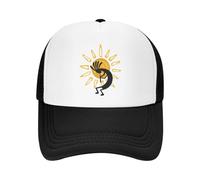 MXCBFIJG Gorra de béisbol Kokopel li Tribal Tribal Kok Opel li Personalizada para Mujeres y Hombres Gorra de Camionero Transpirable GorraSnapback Performan CE