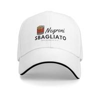 MXCBFIJG Gorra de béisbol Negroni Sbagliato Sun Summer Couple Women Print Trucker Hat Ajustable Casual Outdoor Gym Baseball Caps