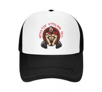 MXCBFIJG Gorra de béisbol Personalizada Punk Spartan Gym para Hombres y Mujeres Transpirable Bodybuilding Fitness Muscle Trucker Hat Performance Snapback Dad Hat