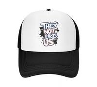 MXCBFIJG Gorra de béisbol Personalizada They Not Like Us para Mujeres y Hombres Gorra de Camionero Ajustable Gorras Deportivas Snapback
