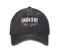 MXCBFIJG Gorra de béisbol Summer Canada is Not For Sale Diseño Divertido para el Sol Diseño a Prueba de Sol Sombrero Lavado para Hombres y Mujeres y2k Gorras Divertidas Snapback