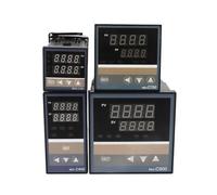 mXCDtRptJ 1 Controlador de Temperatura Industrial Digital PID RKC de 220 V con relé REX-C100-C400-C700-C900 y Salida de relé SSR for termostato.(REX-C100VAN)