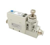 mXCDtRptJ AFM0800 Válvula de Aguja Medidor de Flujo másico de Gas Controlador de Flujo Digital Aire Nitrógeno Oxígeno RS485 1-5V NPN(AFM0810-04-A)