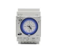 mXCDtRptJ Temporizador mecánico SUL181d, analógico, 24 Horas, 3 segmentos, Carril DIN, 110-230 V CA, con alimentación