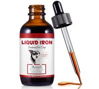 MXCZBSM Hierro Líquido para Perros - Complejo de Polisacáridos de Alta Absorción - Ayuda contra Anemia, Fatiga y Postoperatorio - Sabor Caramelo - 60ml