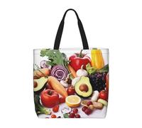 MXDLKSWPOH Bolsa de mano reutilizable Loon Nature Bird Shopping Bags gran capacidad casual bolso de hombro, Alimentos saludables, Talla única