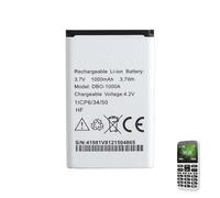 MXJFYY 1000mAh 3.7V DBO-1000A DFB-0210 DFC-0480 DBAA-1000A Batería para teléfono Doro 1370 1372 1880 2404 2820 2880 5860 6040 6060 6820 6880 7000H 7439 Teléfonos, Batería para Doro 730X 780X 7010 2710
