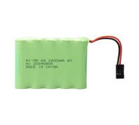 MXJFYY 6V 2400mAh Batería de Receptor NiMH RX con Conectores Hitec, batería para transmisor de Radio de Controlador servo de avión Futaba, JR, Aviones/aeronaves/helicópteros RC
