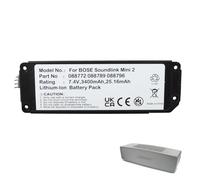MXJFYY 7.4V 3400mAh 088796 088772 088789 080841 2ICR19/65 Batería de Repuesto para Altavoz Bluetooth Compatible con Bose SoundLink Mini 2, Altavoz inalámbrico Mi ni II