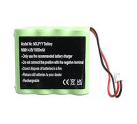 MXJFYY Batería AA Ni-MH de 4,8 V y 1600 mAh Compatible con Sport-ELEC Multisport, Pro, Pro Precision, batería Recargable AA de electroestimulación con Conector