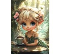 MXJSUA DIY 5D Diamond Painting, Hermosa Hada Diamond Painting Kit Completo, Manualidades Adultos Diamond Painting Para Decoración De Pared Del Hogar 30x40cm