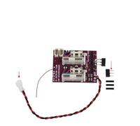 MXL RX62E-A2 Afhds 2A receptor con ESC sin escobillas 5A 1 y dos servos lineales compatibles con sistemas sin escobillas que incluyen estabilizador SR3X 3(RX62E-A2-G 3-axis)