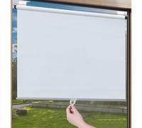 MXLDZHLW Blackout Roller Shades Cortinas de Ventana,As Retráctiles para Sombrillas Solares,As Enrollables de Ventana,As de Privacidad Temporales, Sinrforación/White/105 * 200Cm / 41 * 79In