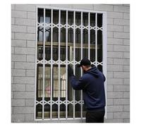 MXLDZHLW Cercas, Ventana Al Aire Libre Plegable para Prevenir el Robo, Cerca de Guardias de Ventana Bloqueable Pararros/Niños, Barra de Barricada de Ventana Deslizante Horizontal de Aluminio//W*H/40