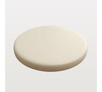 MXLDZHLW Cojín de Silla de Cuero Redondo, Almohadilla de Asiento de Espuma de Memoria Suave con Respaldo Antideslizante, Cubierta de Cremallera Extraíble para Sillas de Comedor de Cocina de Oficina/Cr