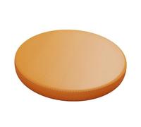 MXLDZHLW Cojines, Cojines de Silla Real Aire Libre, Almohadilla de Asiento Antideslizante de Cuero Impermeable, Espuma de Memoria Suave Extraíble para Cocina de Jardín Comedor/Naranja/40 cm
