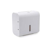 MXLDZHLW Portarrollos de Papel Higiénico, Portarrollos de Plástico, Autoadhesivo, Portarrollos de Pared, con Cubierta Impermeable Y Antipolvo, Resistente a la Humedad, Apto para Rollos de Papel, para