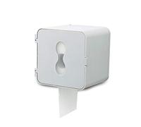 MXLDZHLW Portarrollos, Estante para Rollos de Papel, Estante Multifuncional, Caja de Pañuelos Montada en la Pared, No Es Necesariorforar, Plástico, Transparente Y Visible, Impermeable, Resistente a la
