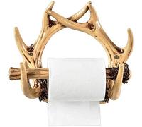 MXLDZHLW Portarrollos, Portarrollos de Papel Higiénico Creativo, Portarrollos de Papel Higiénico con Cuernos Antiguos, Portarrollos de Papel Higiénico para Baño, Accesorios de Baño Y Cocina, Beige/Bei