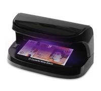 MxMan Detector de dinero falsificado, luz LED UV, detector de dinero falsificado para todas las empresas, comprobador de notas detecta fácilmente billetes falsos, comprobador de dinero para probar la