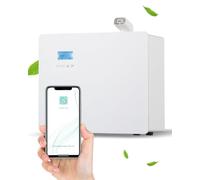 Mxmoonant Difusor de Aromas, Sin Agua, Cubre 3000m³, Botella de Aceite de 1000ml, Electrico Ambientador de Pared, Control de Aplicación, HVAC Conectable, para Hogar, Tienda, Oficina, Hotelaria