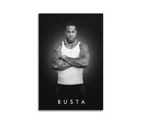 MXNGVU Póster de cantante con rimas de Busta, lienzo decorativo para pared e imagen artística moderna para decoración de dormitorio familiar, 20 x 30 cm