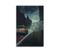 MXNGVU Póster decorativo con texto en inglés «It Welcome to Derry» para pared e impresión artística moderna para decoración de dormitorio familiar, 50 x 75 cm