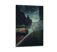 MXNGVU Póster decorativo con texto en inglés «It Welcome to Derry» para pared e impresión artística moderna para decoración de dormitorio familiar, 50 x 75 cm