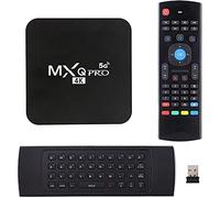 MXQ Pro 5G con Mini Teclado inalámbrico Android 13.1 TV Box Ram 2GB ROM 16GB H.265 HD 3D Dual WiFi 2.4G/5.8G Quad Core Android Smart Box Home Set Top Player