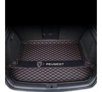 MXQCLSA Coche Cuero Alfombrillas Maletero, para Peugeot 207 208 307 308 407 408 508 508L 2008 3008 5008 Tronco Bandeja Protectora Funda Maletero Alfombra Antideslizante Accesorios,B