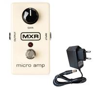 MXR M133 - Aparato de efecto micro amplificador con pedal y fuente de alimentación keepdrum 9 V