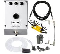 MXR M222 TALK BOX - Caja de voz con pedal para guitarra, teclado y otros instrumentos con cable Tonebird, multiherramienta, paquete de cable de conexión