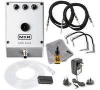 MXR M222 TALK BOX Pedal de efectos para guitarra, teclado y otros instrumentos con Tonebird 2 cables, 2 cables de conexión, paño de felpa Dunlop/paquete de pulido