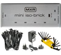 MXR M239 Mini Iso-Brick - Fuente de alimentación de pedal de efectos de 9 V, 18 V con paquete Tonebird que incluye adaptador Dunlop ECB004 de 18 voltios, multiherramienta Groovetech para guitarra y