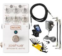 MXR M309 JoshuTonebird Ambient Echo 60s, 70s, 80s Soundscapes Delay, con pedal de efectos de guitarra eléctrica Tap Tempo con fuente de alimentación, herramienta, paquete de cable de conexión