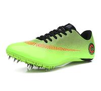 MXRFACTory Hombre y Mujer Zapatillas De Atletismo 8 Clavos Zapatillas Unisex para Correr Profesionales al Aire Libre Cómodas Ligero Resistente al Desgaste para Sprint Competición Zpatillas,001,44EU