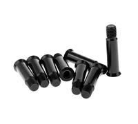 MXRGUMVI 8 tornillos para patines de una sola cara, 34 mm, color negro