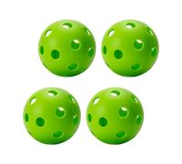 MXRGUMVI Bolas de pickleball para interiores, 26 agujeros, bola hueca dura para accesorios de pickleball, color verde, 4 piezas, 4 piezas