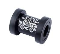 MXRGUMVI Kit de amortiguadores traseros para bicicleta, 22,2 x 8 mm, color negro