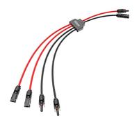 MXRPV Conector Panel Solar,Y-Conectores Solares,Y Branch Conector Paralelo,Impermeables IP68,Cable Solar en Y de 6 mm² (Anschluss von 2 Solarmodulen, 1)