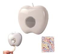 MXRS Plastic Wrap Storage Box, Perforation-Free Wall-Mounted Fresh Bag Storage, Pull-out Design Plastic Wrap Storage Box - with 100 Fresh-Keeping Bags (C-Grey)