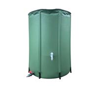 Mxshc Barril de lluvia plegable | Tanque de almacenamiento de agua con cubierta de malla | Contenedor de jardín de gran capacidad con recogida de lluvia para ahorrar agua