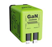 Mxshc Cargador USB C - Adaptador de Cargador de Teléfono de Doble Puerto,Base de Enchufes Múltiple Portátil para Pared Viajes Coche Casa Dispositivos