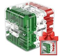 Mxshc Cubo Cerebral,Juguete de Bolas Interactivo,Laberinto en Cubo 3D Grande | para Adolescentes Adultos Familia Navidad Cumpleaños Mejora del Reconocimiento Espacial