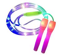 Mxshc Cuerda de saltar | Cuerda de saltar colorida y luminosa - Accesorios deportivos resistentes al desgaste, equipo de entrenamiento multicolor que absorbe los golpes para entrenamiento en casa