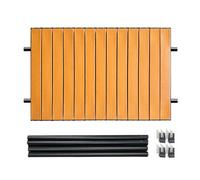Mxshc Mesa para Acampar, Tablero De Carritos De Jardín,Tablero De Carro De Jardín De Metal | Suministros De Picnic Portátiles De 29.5x21.6 Pulgadas, Accesorios para Campamentos De Playa para Barbacoa