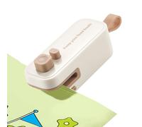 Mxshc Mini Herramienta de Sellado para Bolsas de Snack - Máquina De Sellado Térmico Manual | Clip De Cocina Recargable USB Para Frutas Verduras Carne Patatas Pescado Mantener Frescura