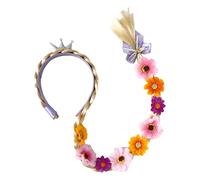 Mxshc Peluca para niños, pelucas para niños pequeños,Peluca de banda para diadema de chicas jóvenes - Largo Styling Soft Soft Softy Friendly Realistic Cosplay Toys para niños niños pequeños