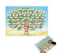Mxshc Plantillas De Árbol Genealógico Rellenables | Decoración de Pared Familiar,Manualidades Hechas a Mano Para Juventud Abuelas Amigas Hijas Abuelos Adolescentes Esposa Madre Hijo Esposo